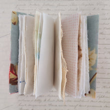 Load image into Gallery viewer, Vintage Fabric Mini Book / Handbound Journal (Floral Tea Theme)
