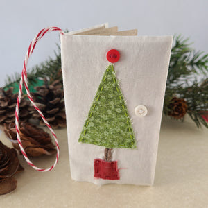 Book Ornament | Fabric Christmas Tree Ornament