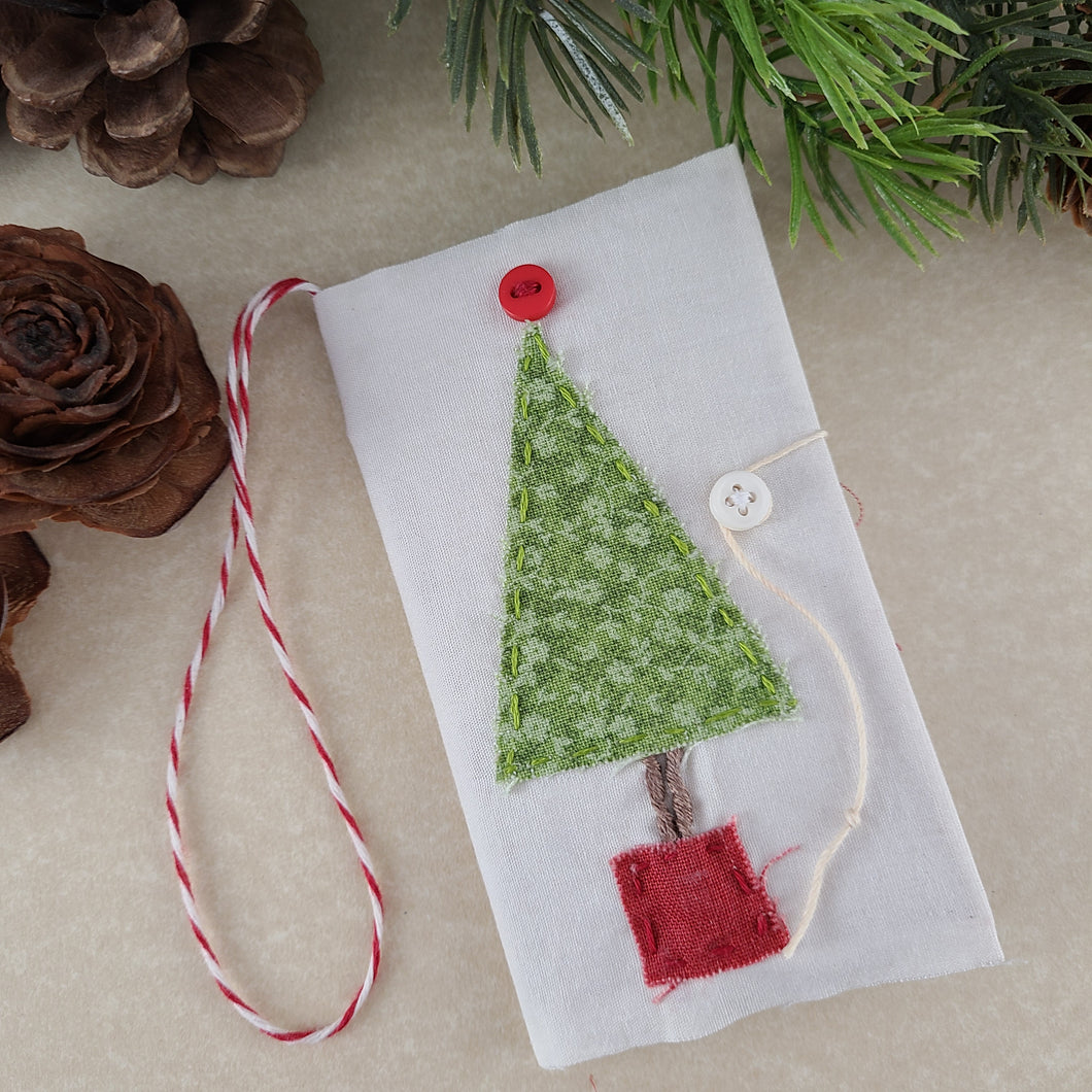 Book Ornament | Fabric Christmas Tree Ornament