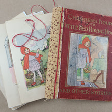 Load image into Gallery viewer, Repurposed Book Sketchbook | Little Red Riding Hood Journal
