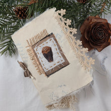 Load image into Gallery viewer, Mini Fabric Art Book - Christmas themed #3
