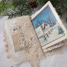 Load image into Gallery viewer, Mini Fabric Art Book - Christmas themed #3
