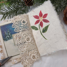 Load image into Gallery viewer, Mini Fabric Art Book - Christmas themed #3
