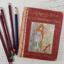 Load image into Gallery viewer, Repurposed Book Sketchbook | Little Red Riding Hood Journal
