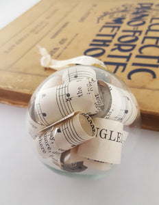 Vintage Music Ornament | Christmas Ornament