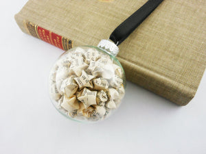 Vintage Book Ornament | Star Ornament