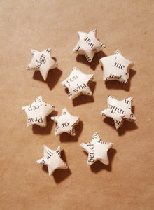 CUSTOM Recycled Book Ornament | Star Ornament