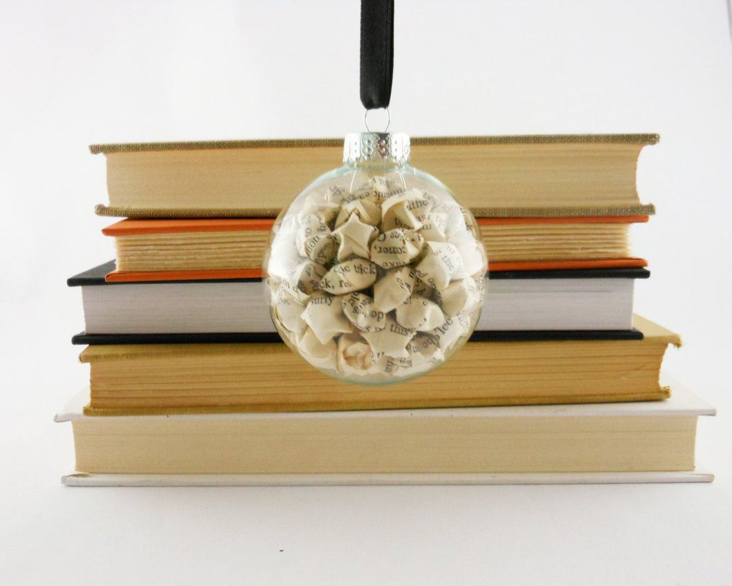 Vintage Book Ornament | Star Ornament