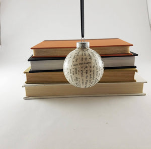 Vintage Book Ornament