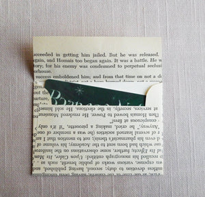 Recycled Book Stationery | Mini Notecards