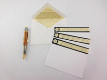 Load image into Gallery viewer, Recycled Book Stationery | Wuthering Heights Stationery
