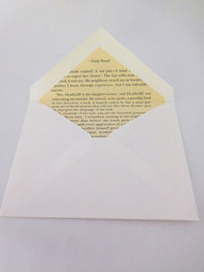 Recycled Book Stationery | Wuthering Heights Stationery