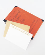 Load image into Gallery viewer, Recycled Book Stationery | Shakespeare Stationery
