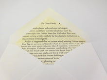 Load image into Gallery viewer, Recycled Book Stationery | Gatsby Stationery
